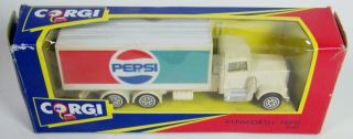 Corgi Kenworth Pepsi Delivery Truck Part 91160 Diecast Box Dated 1992