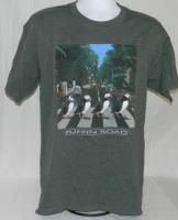 Penguin Beatles Abbey Road T Shirt LG Green Seattle Aquarium