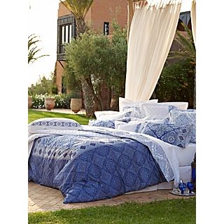 Christy Marrakech bed linen in blue   