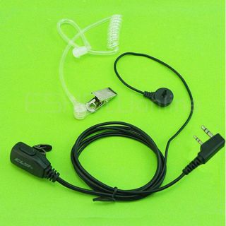 Quality 2 pin Air Acoustic Earpiece Headset for Kenwood TH 42 D7 TK378