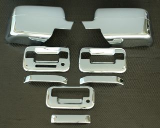 2004 2008 Ford F150 3D Chrome Door Handle Mirror Tailgate Covers 2