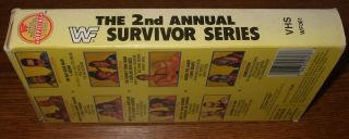 WWF Survivor Series 1988 Coliseum Video VHS Hogan Macho