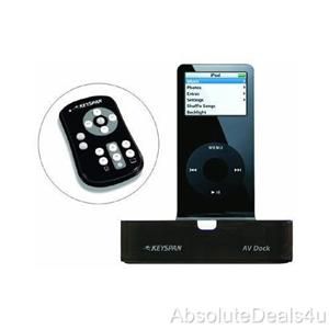 New Keyspan AV DK1B AV Dock for iPod with Remote