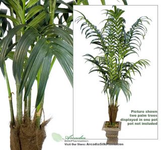 Two 7 Kentia Palm Artificial Silk Trees Look Real 66