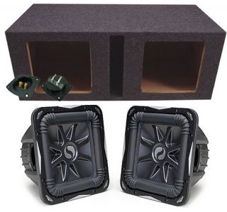 Kicker Car Subwoofer System Package Includes 2 S10L7 10 Vented Box