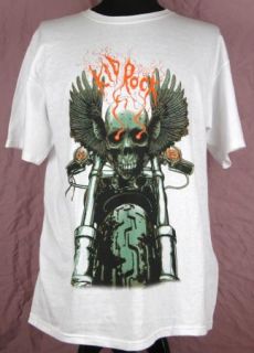Kid Rock Skull Eagle Wings Motorcycle Mens T Shirt XL Rock N Roll