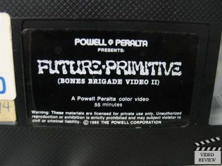 Future Primitive Bones Brigade Video 2 VHS Large Case Skateboarding