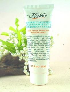 Kiehls Superbly Efficient Anti Perspirant Deodorant Cream 2 5 oz New