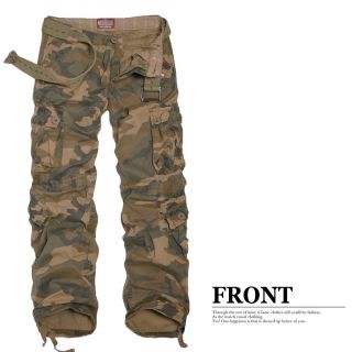 New Match Combat Mens Cargo Trousers Camo Size 30 36