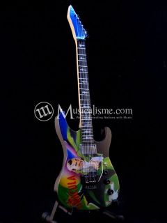 Miniature Guitar Kirk Hammett ESP KH 2 M II Dracula Custom Decal
