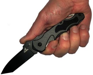 Knife Gerber KIOWA Combat Tanto Folder w Teflon Coated Blade w Grip