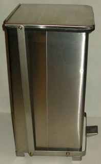 Receptacle STAINLESS STEEL Step Open CONTAINER Kitchen Trash Can