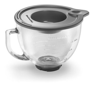 KitchenAid K45 K45SS Stand Mixer Glass Bowl with Tight Fitting Lid