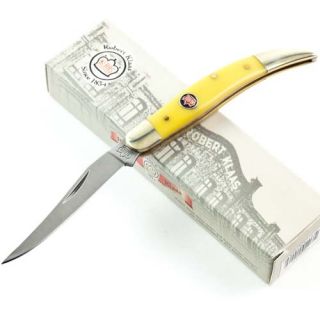 Robert Klaas Kissing Crane Yellow Toothpick Knife 3115 Handles Pocket