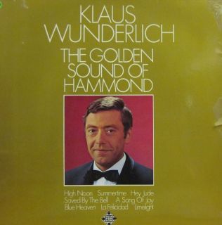 Klaus Wunderlich Vinyl LP Gatefold The Golden Sound Of Hammond