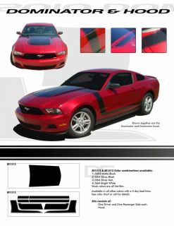 BOSS STYLE Hood Stripes Decals RED * 3M PRO Vinyl Graphics for 2011