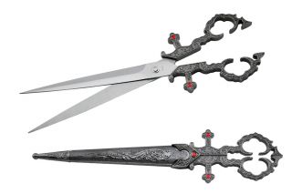 10 Medieval Renaissance Scissors Bodice Dagger Dirk Knife Brand New
