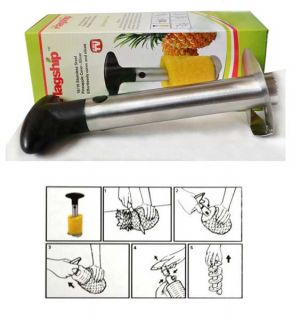 Fruit Pineapple Corer Slicer Peeler Parer Cutter Kitchen Tool