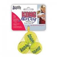 Kong Air Dog 3 Pack x Small Squeaker Tennis Balls Dog Fetch Toy AST5