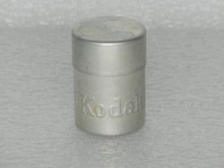 Film Holder 35mm Kodak Metal Can Flat Top Silver