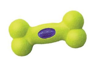 Kong Air Dog Medium Squeaker Tennis Bone Dog Fetch Toy ASB2