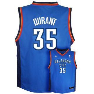 Adidas Oklahoma City Thunder Kevin Durant Jersey Youth Size Medium 10