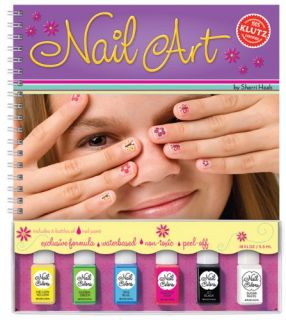 Nail Art Klutz Sherri Haab Spiral Bound Book New