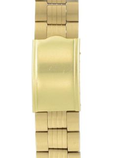 Kreisler Fits Seiko 5 19mm Straigh Gold Tone Watchband