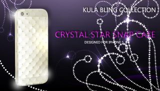 Kula Case Swarovski Crystal Star Series Snap Case Cover for iPhone 5g