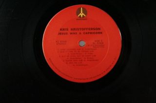 33 LP Record Jesus Was A Capricorn Kris Kristofferson