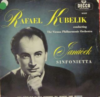 Kubelik & Vienna Philharmonic Orchestra(10 Vinyl)Janacek  Sinfonietta