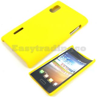Yellow Hard Back Cover Case for LG Optimus L5 E610