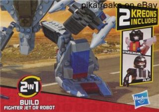 30667 Kreo Building System Starscream Transformers 2 in 1 Play Set w