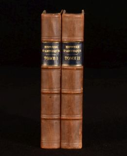1818 2 Vol Beautes de LHistoire DAmerique Pierre Giraud Illustrated