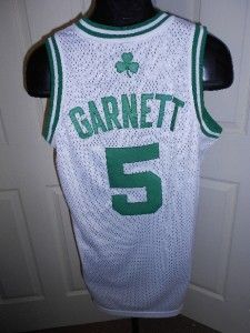 New Adidas Kevin Garnett Boston Celtics L Large 2 Swingman Sewn Jersey
