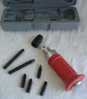 Features of 1/2 inch Impact Screwdriver Set with Case and Phillips and