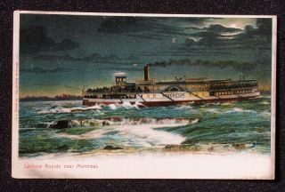 1910s Steamship Sovereign Lachine Rapids Montreal QC CA