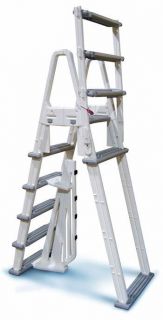Frame Above Ground Pool Adjustable Ladder Confer 7000