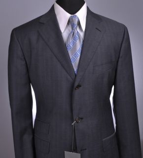 ISW NWT New Marzotto Lab Gray Italian Suit 42L 42 L