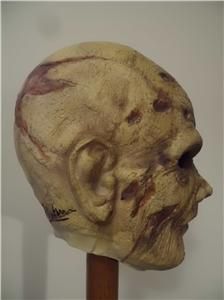 Zombie Mask Signed Robert Kurtzman Evil Dead 2 SPFX Not Freddy Jason