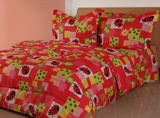 Twin Lady Bug Bedding Comforter Set