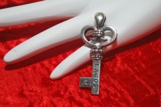 Lagos Caviar Large Key Pendant for Necklace
