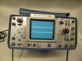 Tektronix 455 2 Channel Oscilloscope for Technicians Free SHIP w Bin