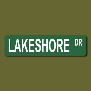 Lakeshore Drive Chicago Illinois 6x24 Metal Street Sign