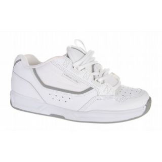 Lakai Academy Skate Shoes White Grey Blem