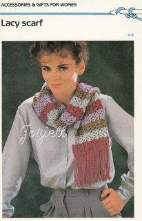 Lacy Reversible Scarf Crochet Pattern