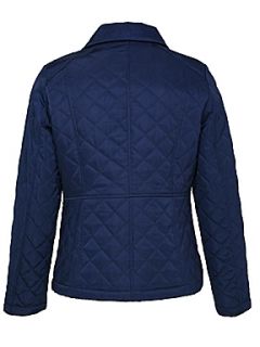 Minuet Petite Navy Quilted Country Coat Navy   House of Fraser