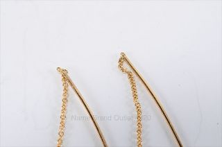 340 Lana Jewelry 18K Gold Chain Post Moonstone Quartz Earrings