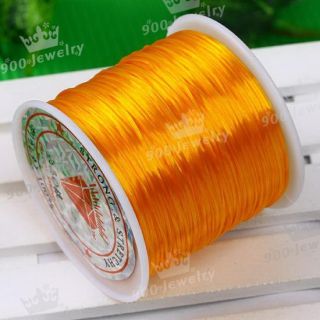 Roll Stretchy Cord String Thread Finding for Jewelry Making 0 5mm 80