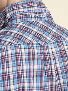 Howick Sussex check shirt Blue   